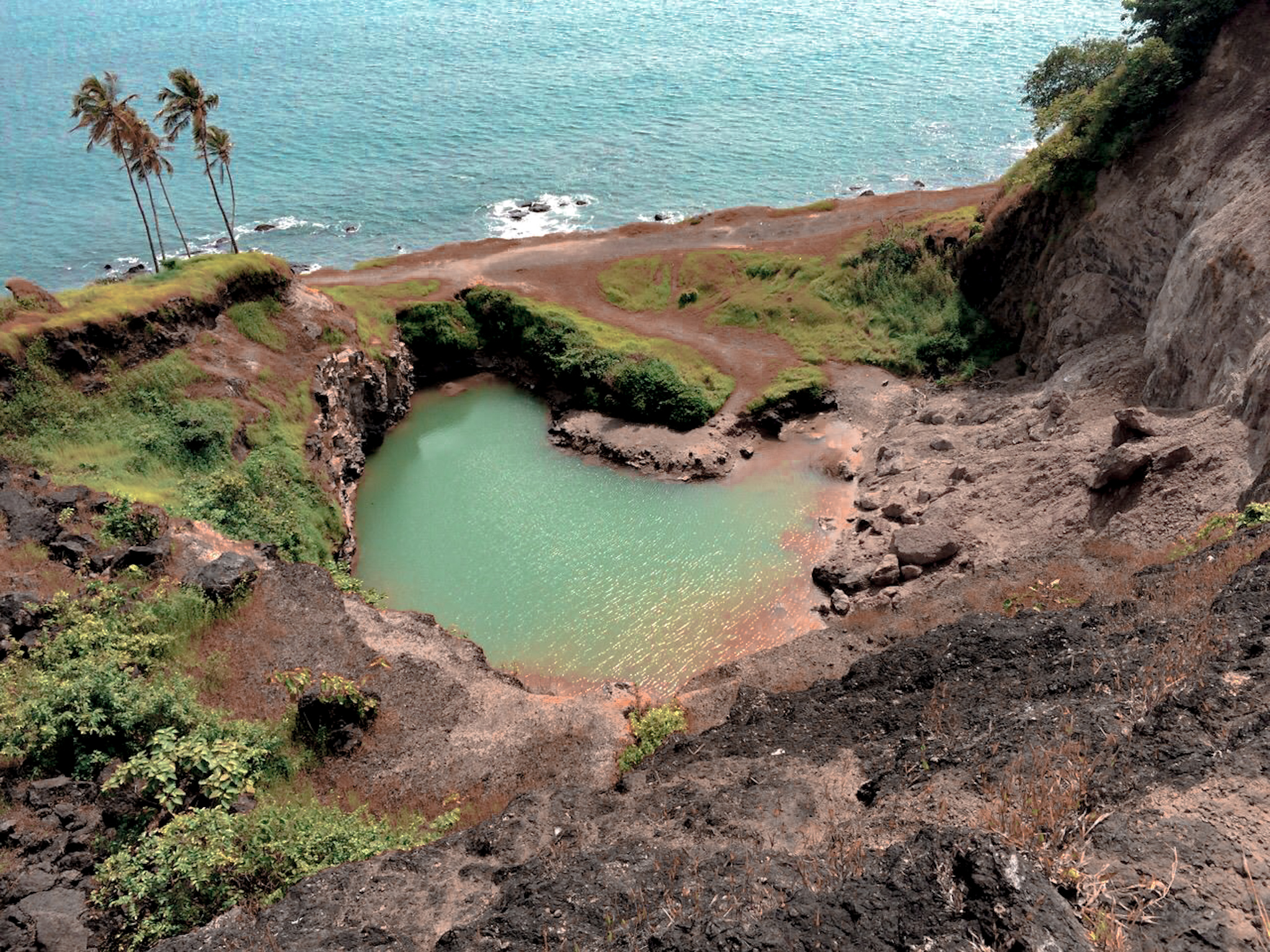 Heart shaped lake Goa