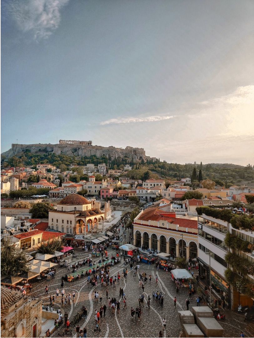 Monastiraki Square - Greece on a budget