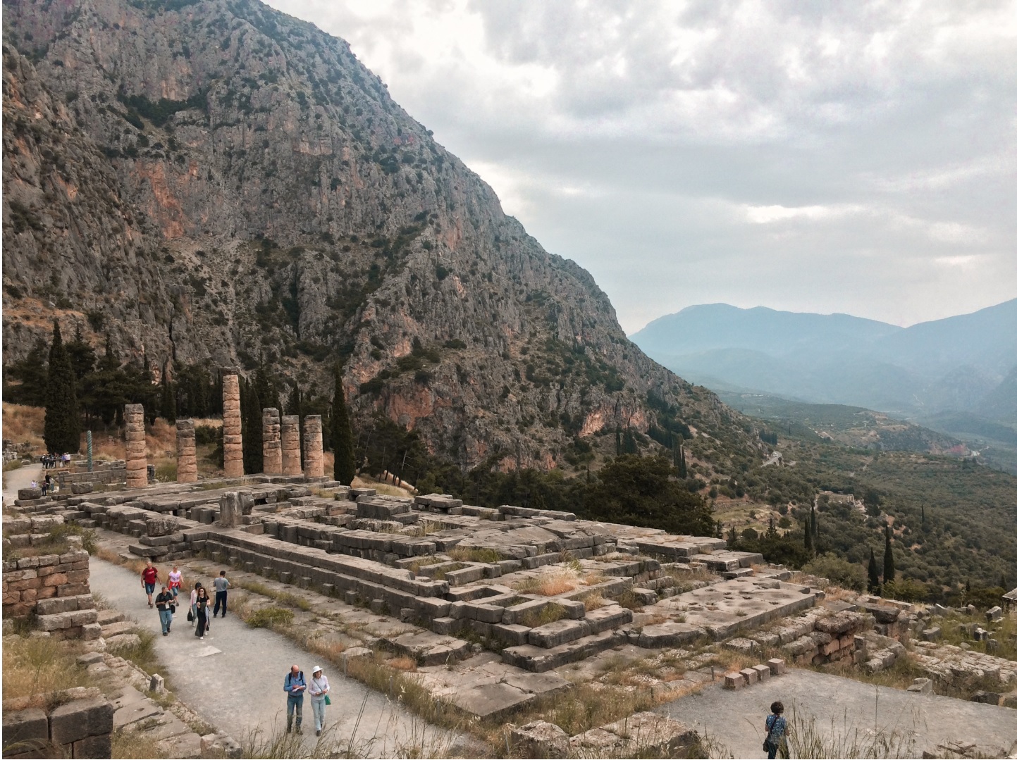 Temple of Apollo, Delphi - Greece on a budget