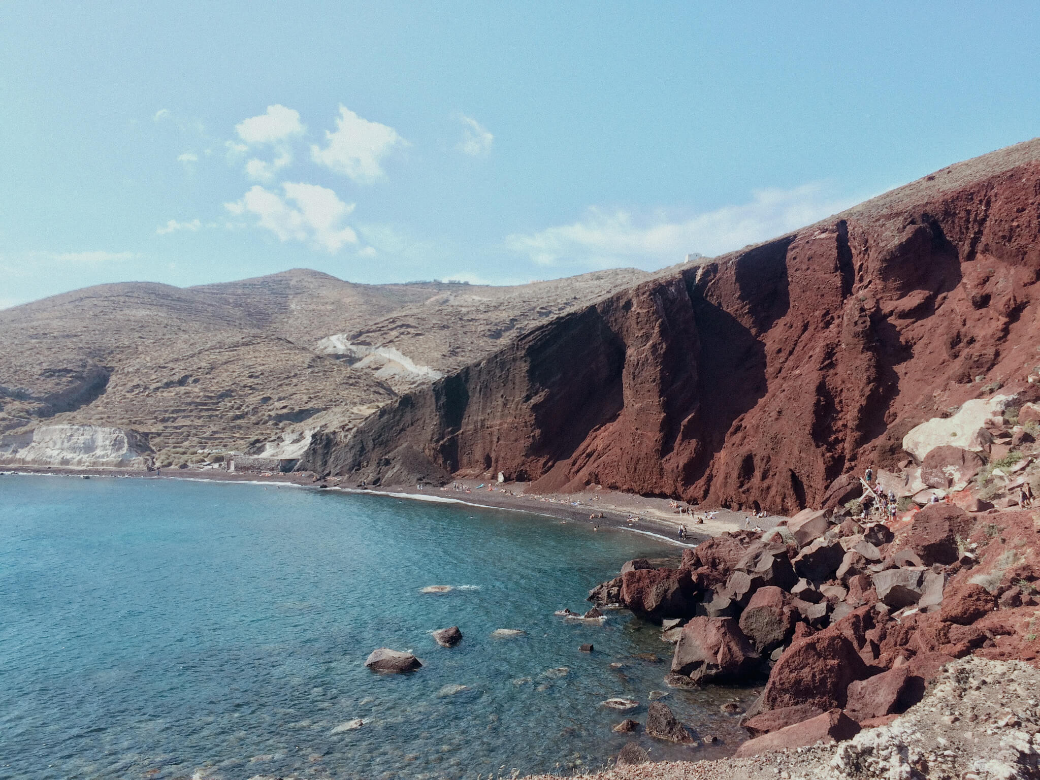 Red Beach Santorini